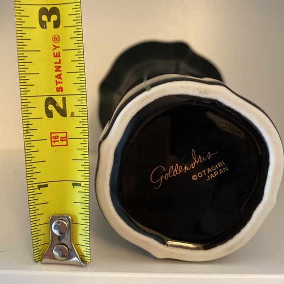 Vintage Otagiri Japan Golden Iris vase - Picture 6 of 9